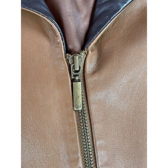 Handmade Vintage Lambskin Jacket Men Sz S Florence Italy Leather Indie Grunge - Picture 4 of 14